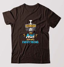 Load image into Gallery viewer, Artificial intelligence (AI) Aai T-Shirt for Men-Coffee Brown-Ektarfa.online
