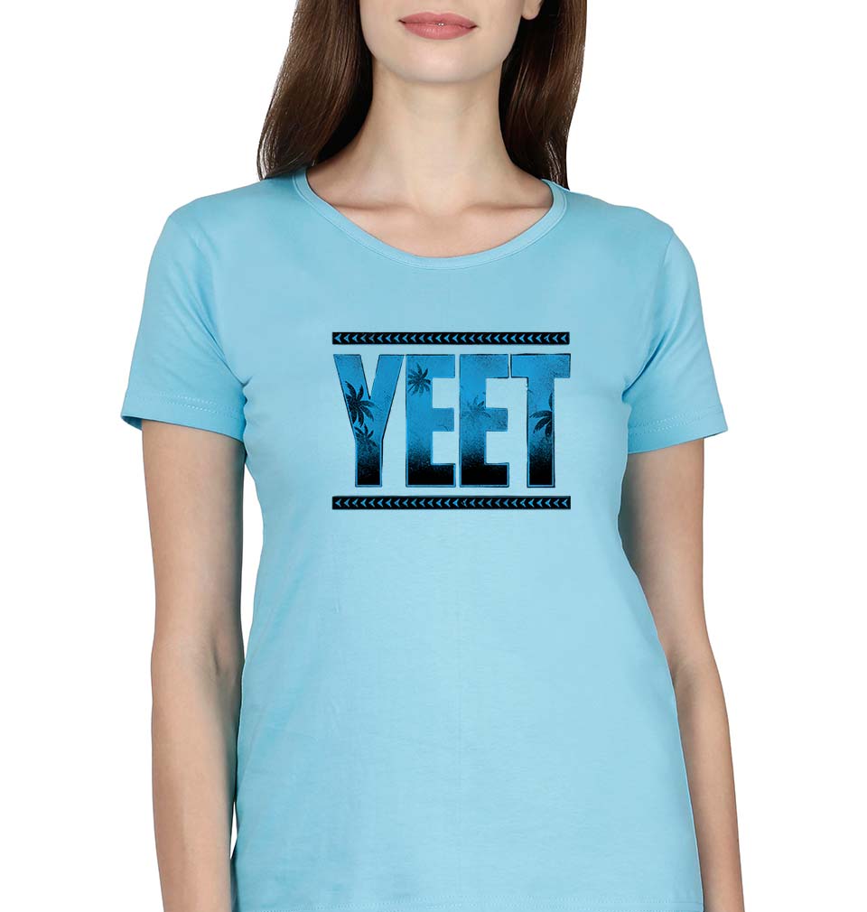 YEET T-Shirt for Women-SkyBlue-Ektarfa.online