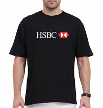 Load image into Gallery viewer, hsbc Oversized T-Shirt for Men-Black-Ektarfa.online
