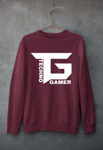 Load image into Gallery viewer, Techno Gamer Unisex Sweatshirt for Men/Women-Maroon-Ektarfa.online

