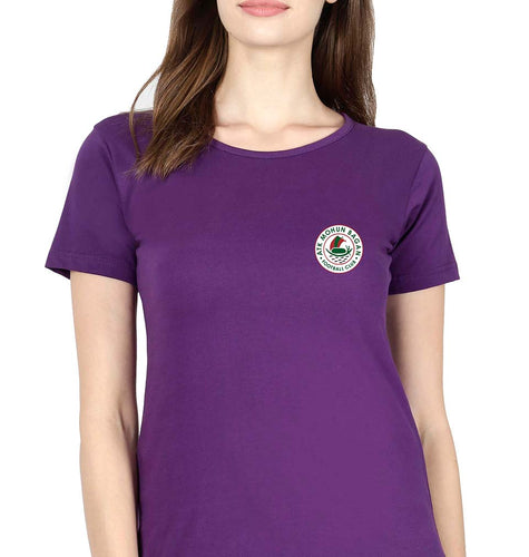 Mumbai Fc T-Shirt for Women-Purple-Ektarfa.online