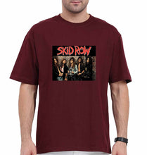 Load image into Gallery viewer, SKID ROW Oversized T-Shirt for Men-Maroon-Ektarfa.online

