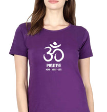 Load image into Gallery viewer, Om T-Shirt for Women-Purple-Ektarfa.online
