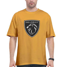 Load image into Gallery viewer, Peugeot Oversized T-Shirt for Men-Golden Yellow-Ektarfa.online

