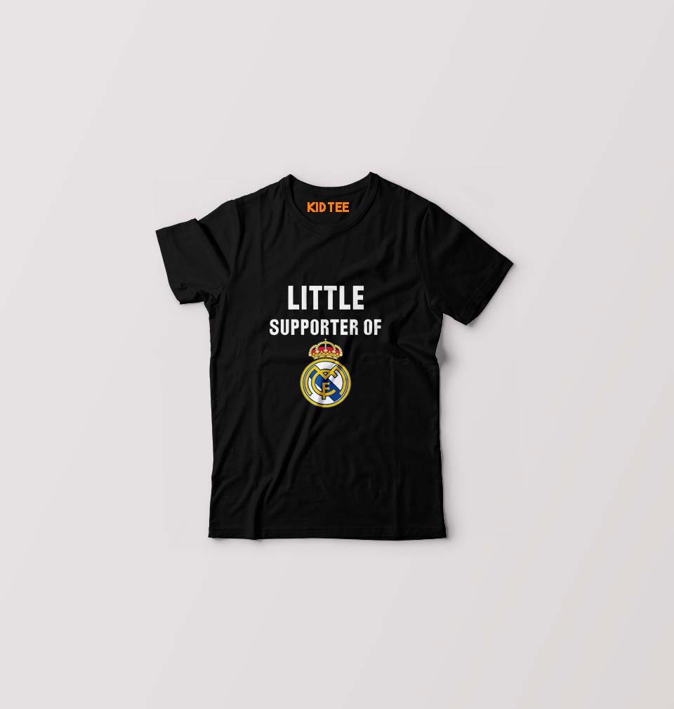 Little Supporter Real Madrid T-Shirt for Boy/Girl-Black-Ektarfa.online