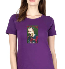 Load image into Gallery viewer, iniesta T-Shirt for Women-Purple-Ektarfa.online
