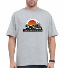 Load image into Gallery viewer, Ride Oversized T-Shirt for Men-Grey-Ektarfa.online
