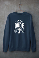 Load image into Gallery viewer, 7th Happy Birthday Sweatshirt for Men/Women-Navy Blue-Ektarfa.online
