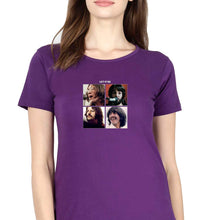 Load image into Gallery viewer, the beatles let it be T-Shirt for Women-Purple-Ektarfa.online
