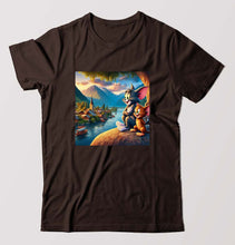 Load image into Gallery viewer, Tom and Jerry T-Shirt for Men-Coffee Brown-Ektarfa.online
