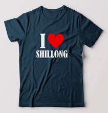 Load image into Gallery viewer, i love shillong T-Shirt for Men-Petrol Blue-Ektarfa.online
