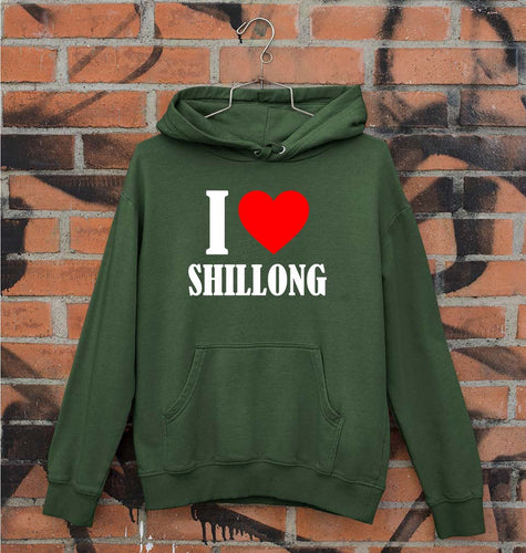 i love shillong Unisex Hoodie for Men/Women-Dark Green-Ektarfa.online