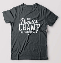 Load image into Gallery viewer, The Rock - The People&#39;s Champ T-Shirt for Men-Steel grey-Ektarfa.online
