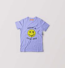 Load image into Gallery viewer, Nice Day Emoji Kids T-Shirt for Boy/Girl-Lavender-Ektarfa.online
