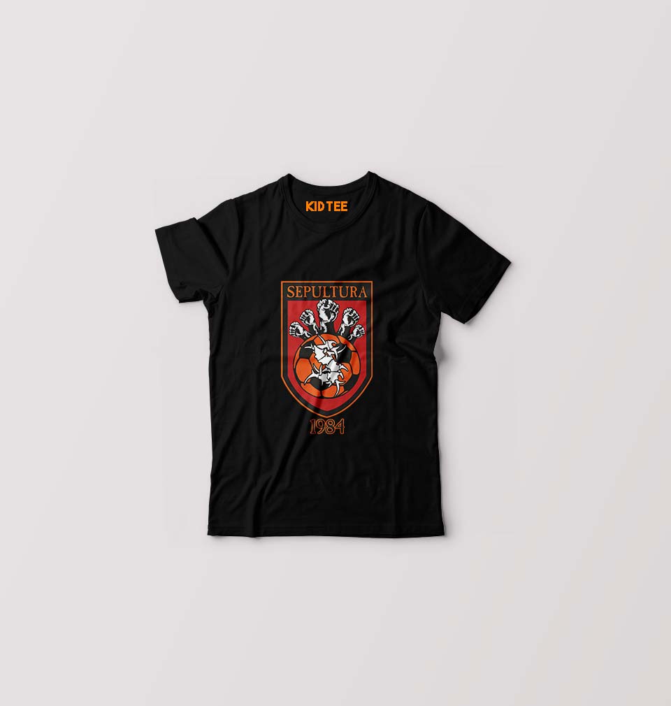 Sepultura Kids T-Shirt for Boy/Girl-Black-Ektarfa.online