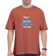 Load image into Gallery viewer, fun squad Oversized T-Shirt for Men-Coral-Ektarfa.online
