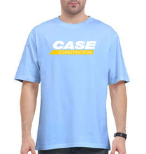 Load image into Gallery viewer, case construction Oversized T-Shirt for Men-Baby Blue-Ektarfa.online
