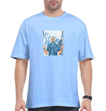 Load image into Gallery viewer, erling haaland Oversized T-Shirt for Men-Baby Blue-Ektarfa.online
