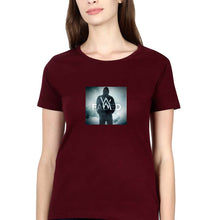 Load image into Gallery viewer, Alan Walker T-Shirt for Women-Maroon-Ektarfa.online
