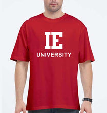 Load image into Gallery viewer, IE University Oversized T-Shirt for Men-Red-Ektarfa.online
