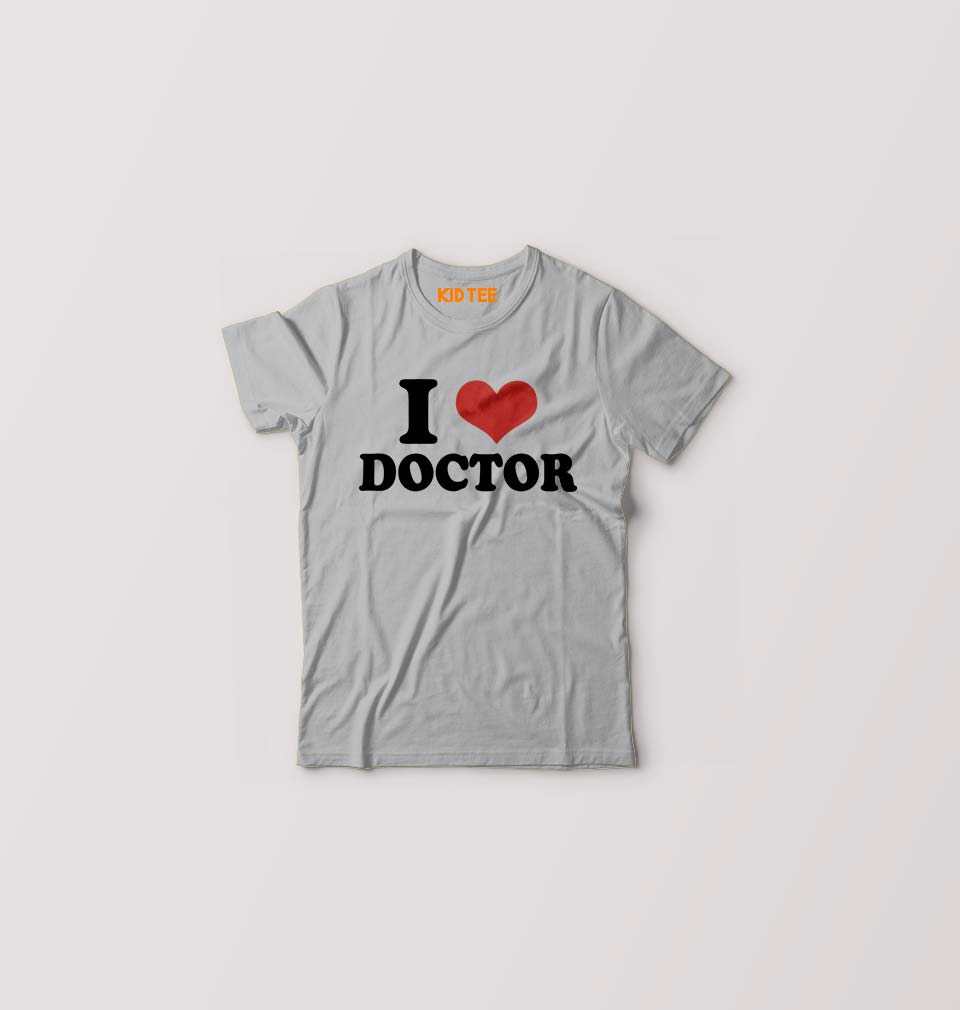 I LOVE DOCTOR T-Shirt for Boy/Girl-Grey-Ektarfa.online