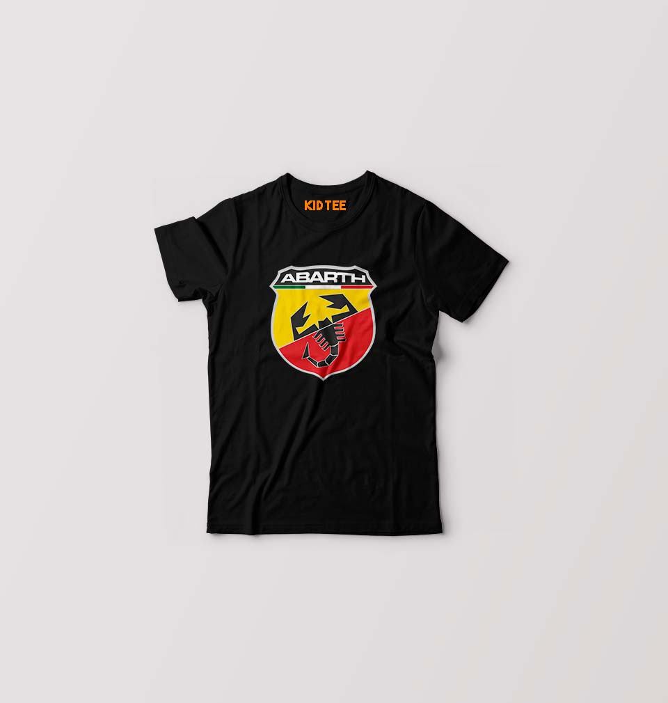 Abarth T-Shirt for Boy/Girl-Black-Ektarfa.online