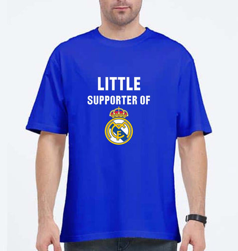Little Supporter Real Madrid Oversized T-Shirt for Men-Royal Blue-Ektarfa.online