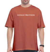 Load image into Gallery viewer, Lehman Brothers Oversized T-Shirt for Men-Coral-Ektarfa.online
