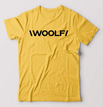 Load image into Gallery viewer, woolf university T-Shirt for Men-Golden Yellow-Ektarfa.online
