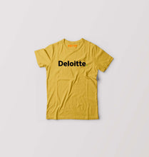 Load image into Gallery viewer, Deloitte Kids T-Shirt for Boy/Girl-Golden Yellow-Ektarfa.online
