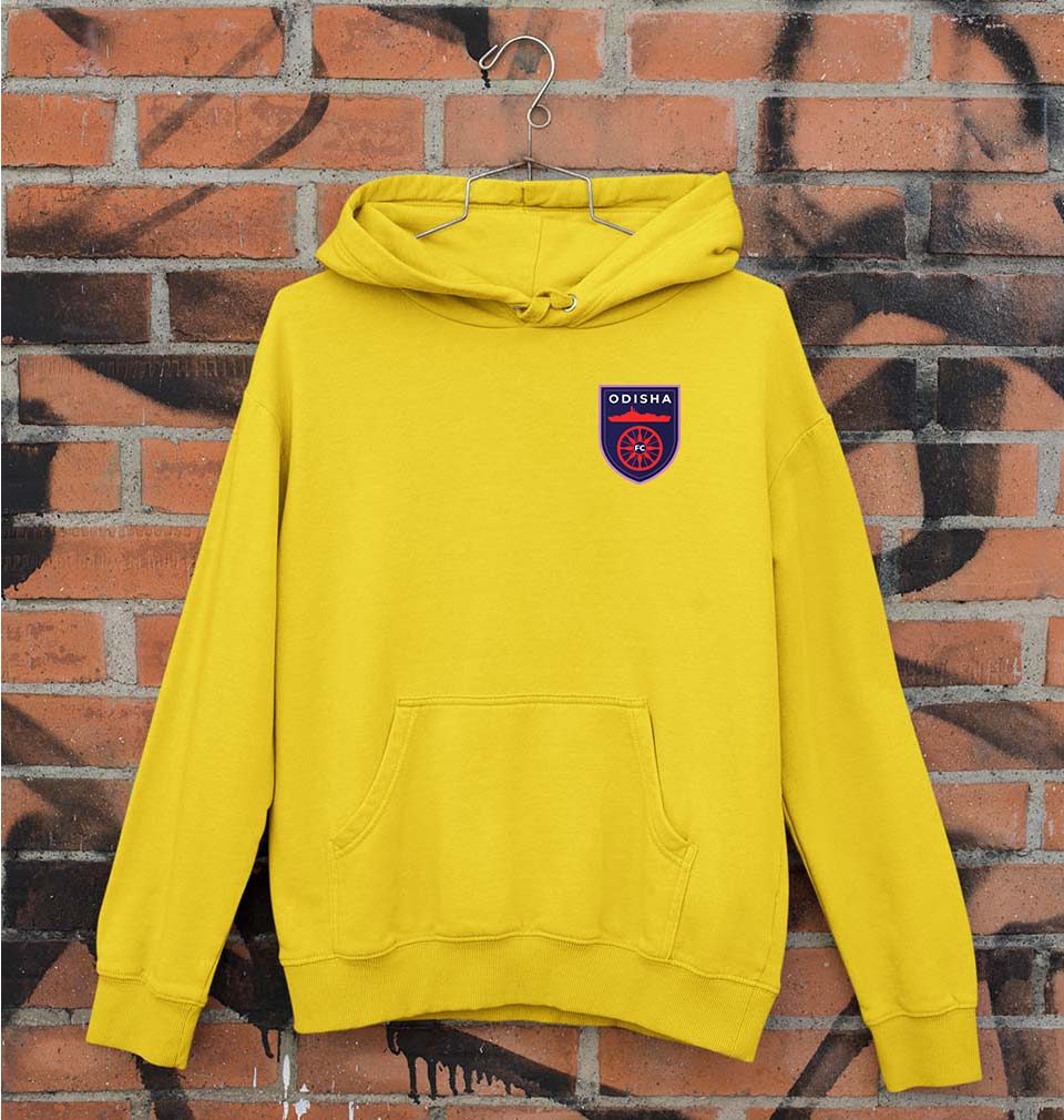 Odisha FC Unisex Hoodie for Men/Women-Mustard Yellow-Ektarfa.online