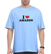 Load image into Gallery viewer, I LOVE AMAZON Oversized T-Shirt for Men
