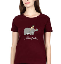 Load image into Gallery viewer, jungle book T-Shirt for Women-Maroon-Ektarfa.online

