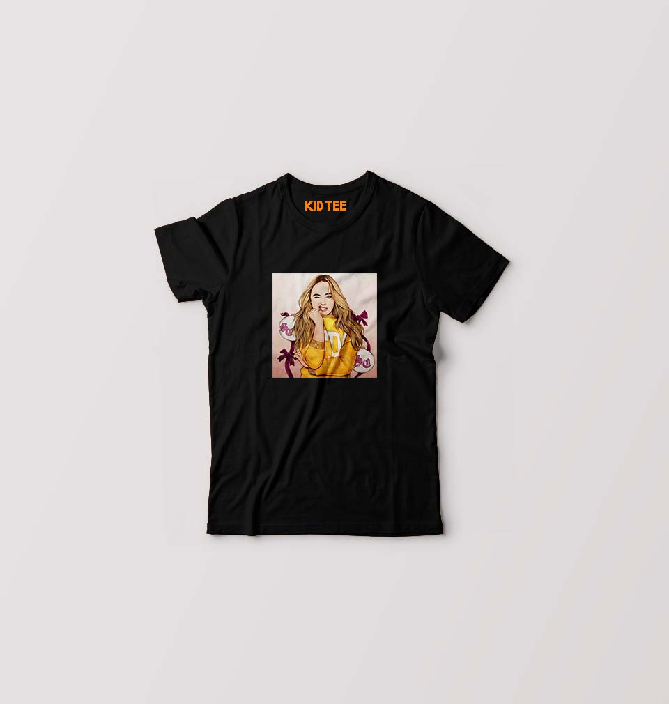 sabrina carpenter Kids T-Shirt for Boy/Girl-Black-Ektarfa.online