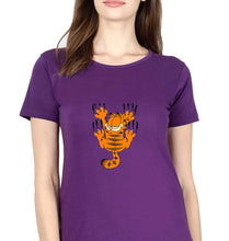 Load image into Gallery viewer, Garfield T-Shirt for Women-Purple-Ektarfa.online
