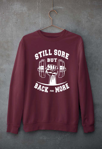 Gym Unisex Sweatshirt for Men/Women-Maroon-Ektarfa.online