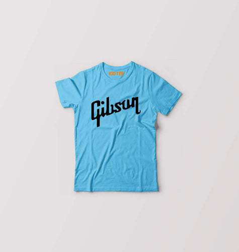gibson T-Shirt for Boy/Girl-Light Blue-Ektarfa.online