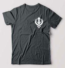 Load image into Gallery viewer, sikh T-Shirt for Men-Steel grey-Ektarfa.online

