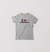 Load image into Gallery viewer, I LOVE LAMBORGHINI T-Shirt for Boy/Girl-Grey-Ektarfa.online
