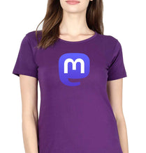 Load image into Gallery viewer, Mastodon T-Shirt for Women-Purple-Ektarfa.online
