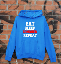 Load image into Gallery viewer, eat sleep conquer repeat Unisex Hoodie for Men/Women-Royal Blue-Ektarfa.online
