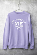 Load image into Gallery viewer, wwe roman reigns acknowledge me Unisex Sweatshirt for Men/Women-Lavender-Ektarfa.online
