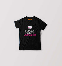 Load image into Gallery viewer, i speak fluent labrador T-Shirt for Boy/Girl-Black-Ektarfa.online
