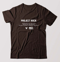 Load image into Gallery viewer, project rock T-Shirt for Men-Coffee Brown-Ektarfa.online

