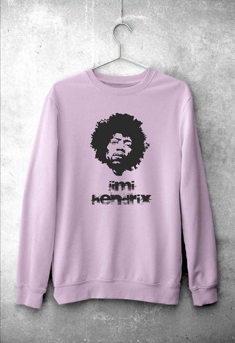 Jimi Hendrix Sweatshirt for Men/Women-Light Pink-Ektarfa.online