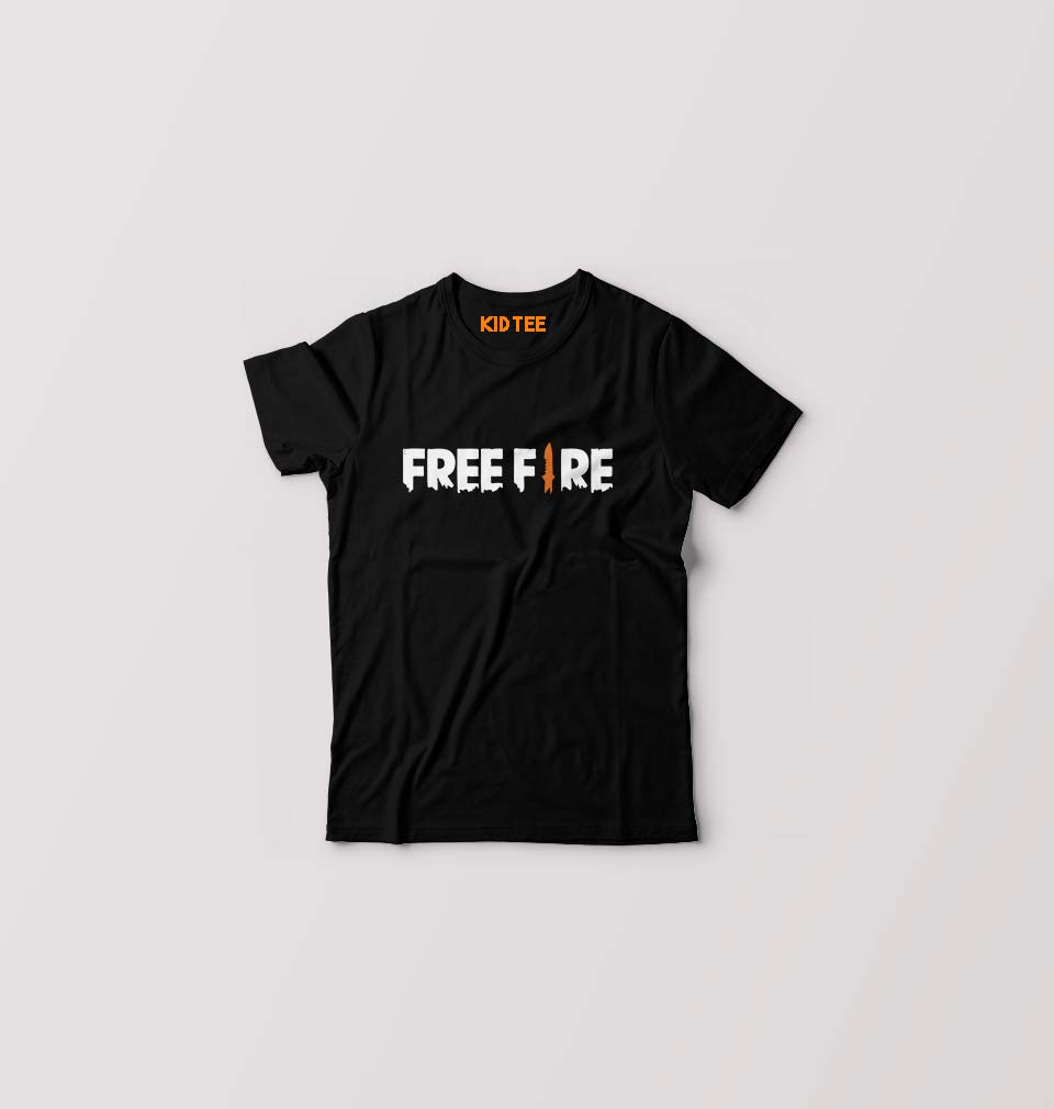free fire T-Shirt for Boy/Girl-Black-Ektarfa.online