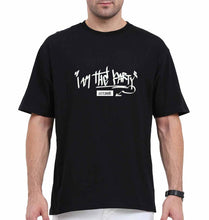 Load image into Gallery viewer, I am the Party Oversized T-Shirt for Men-Black-Ektarfa.online
