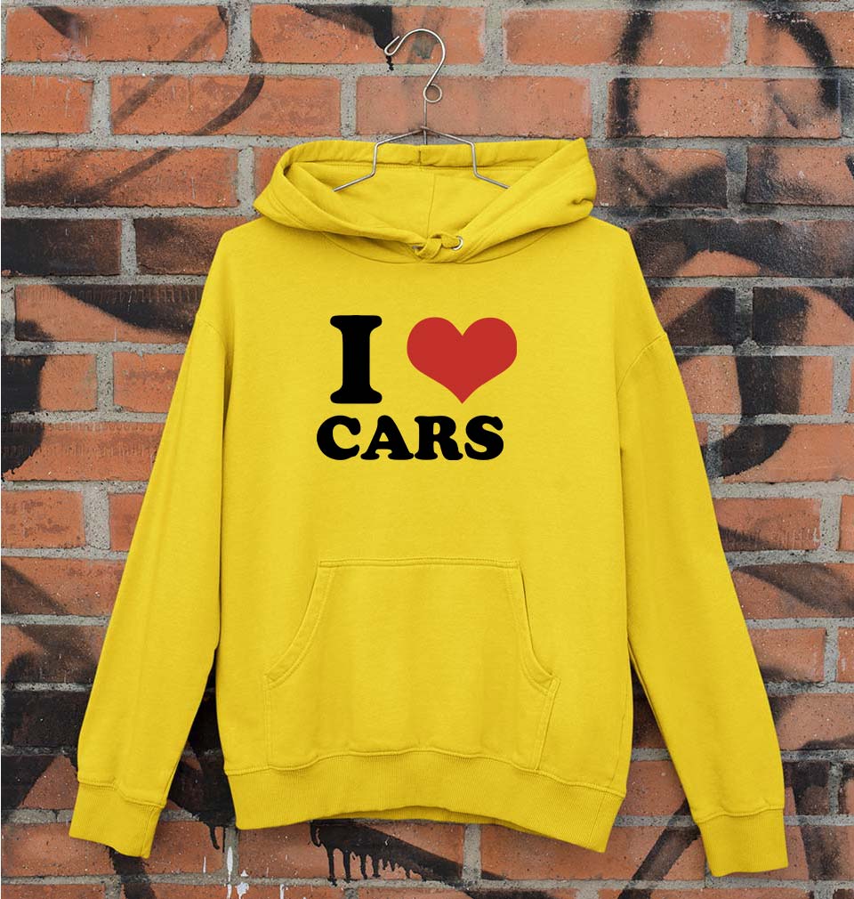 I LOVE CARS Hoodie for Men/Women