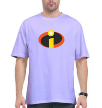Load image into Gallery viewer, Incredibles Oversized T-Shirt for Men-Lavender-Ektarfa.online
