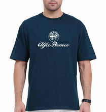 Load image into Gallery viewer, Alfa Romeo Oversized T-Shirt for Men-Petrol Blue-Ektarfa.online
